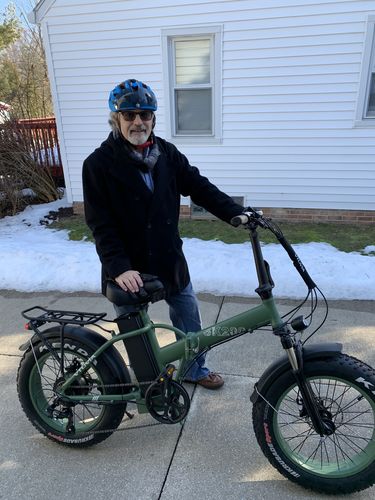 Customer photo review of VTUVIA SK20 20 Inch Folding Fat Tire Electric Bike, 750W Motor, 48V 13AH Removable Battery-Restock in the May