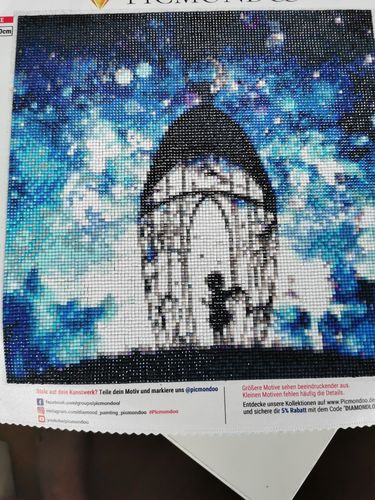 Customer photo review of Diamond Painting - Engel der vielen Lichter