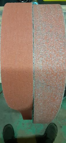 Customer photo review of 2 x 72 Inch EdgeCore Premium Ceramic Grinding Belts