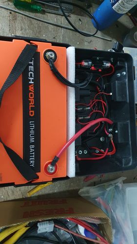 Customer photo review of iTECH120X 12V 120Ah Lithium Ion Battery LiFePO4 Deep Cycle Camping RV Solar