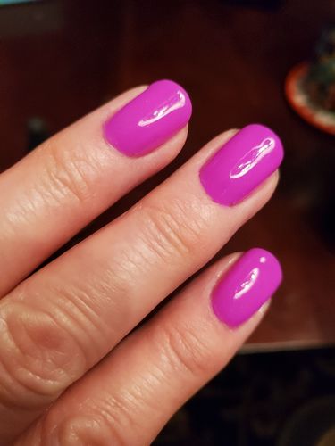 Customer photo review of Purple Colors Dip Powder Nail Starter Kit G645((6X0.6oz)