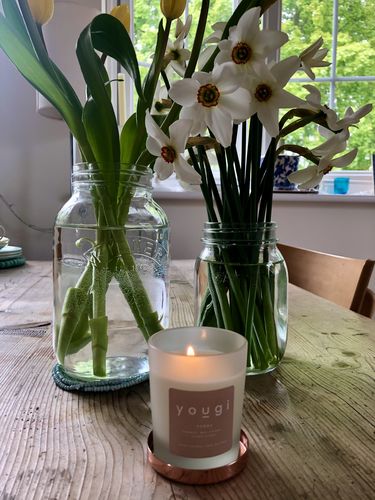 Customer photo review of Happy Aromatherapy Candle