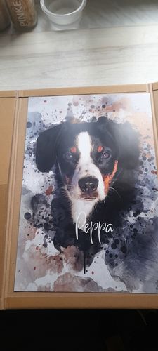 Customer photo review of Aquarell Pawtrait