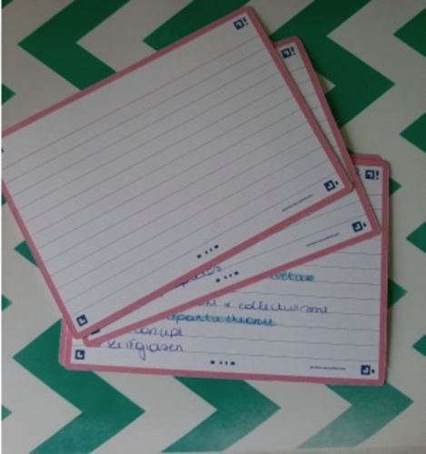 Customer photo review of OXFORD FLASH 2.0 flashcards # gelijnd, A6, pak van 80 stuks