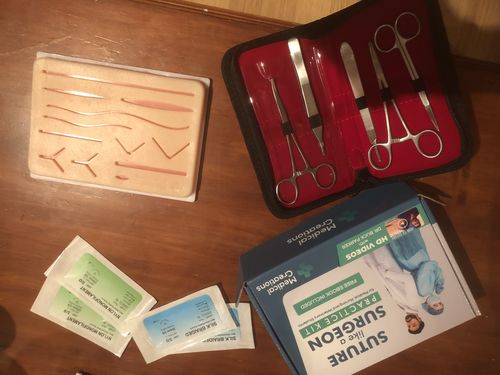 Customer photo review of Suture Practice Kit