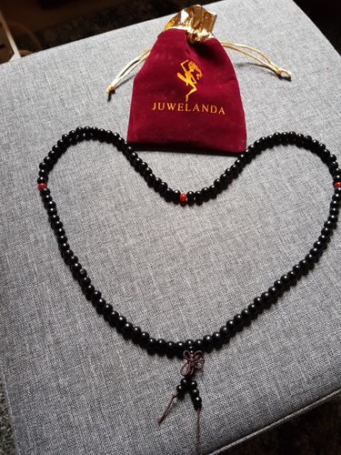 Customer photo review of Buddhistische Holzmala mit 108 Perlen
