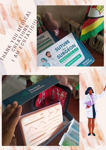 Customer photo review of Suture Practice Kit