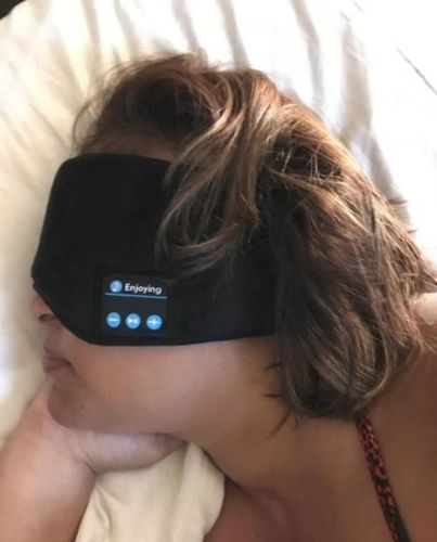 Customer photo review of SleepBand™️ Pro - Sleep Mask With Headphones