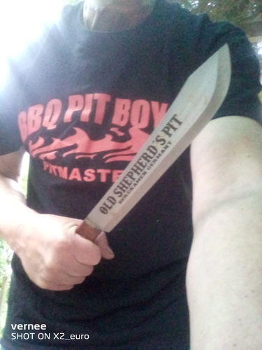 Customer photo review of Customized 10" Chapter Knife
