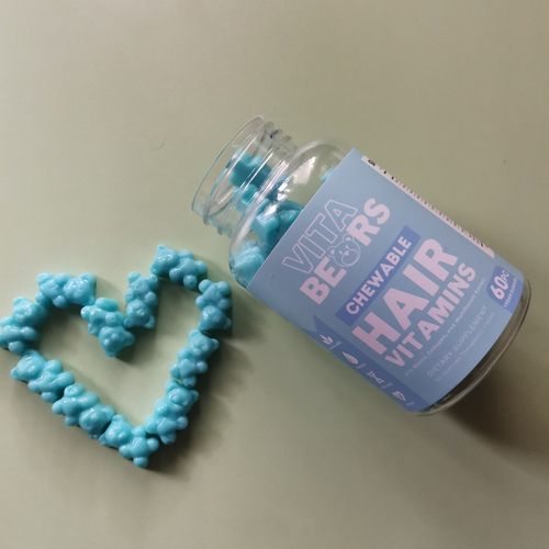 Customer photo review of Hair Vitamin Gummies