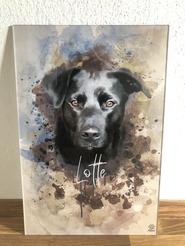 Customer photo review of Aquarell Pawtrait