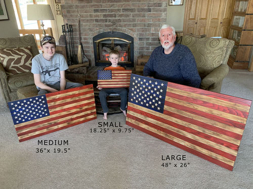 Customer photo review of Engraved Unions for DIY Flag Builders