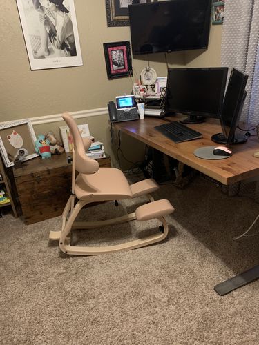 Customer photo review of Thatsit Balans Kneeling Chair - Customizable