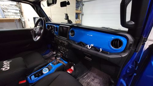 Customer photo review of Interior Trim Cover for Jeep Wrangler JL/JK & Gladiator 2019 Up