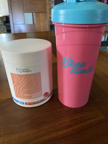 Customer photo review of Nova Pharma - Collagène Marin + Acide Hyaluronique 390g