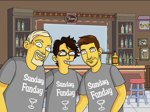 Customer photo review of Cartoon Portrait