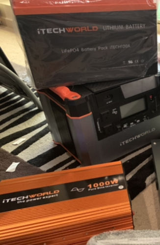 Customer photo review of iTECH120X 12V 120Ah Lithium Ion Battery LiFePO4 Deep Cycle Camping RV Solar