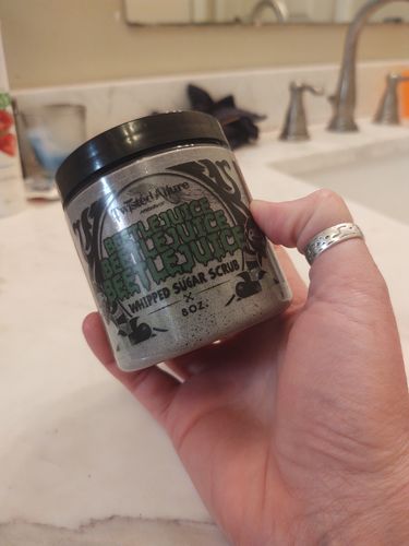 Customer photo review of Beetlejuice Sugar Scrub