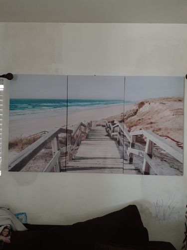 Customer photo review of GrippTek™ MultiFix Tape Original - Double-Sided & Reusable