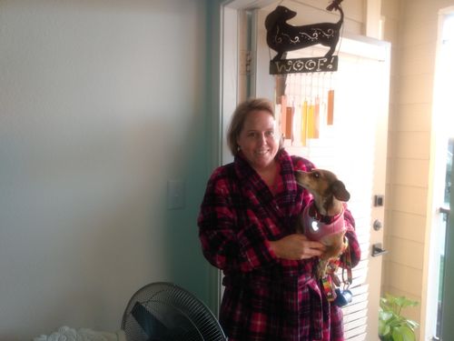 Customer photo review of Dachshund Woof Wind Chime