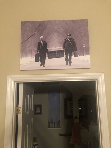 Customer photo review of Planes Trains & Automobiles Going Home Canvas Sets