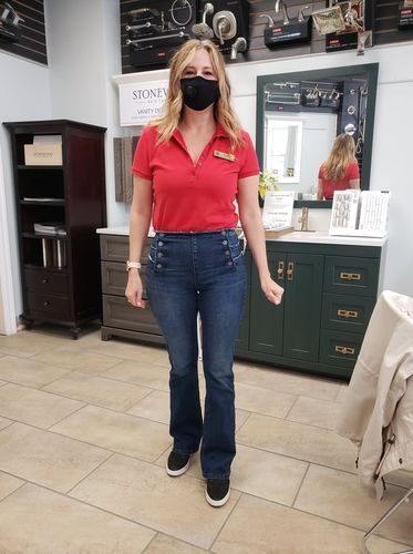 Customer photo review of Kancan Mid Wash Bootcut Jean
