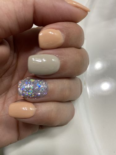 Customer photo review of Dip Powder Nail Kit G642 (6 nude color)