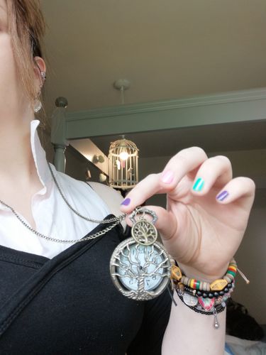 Customer photo review of Montre à Gousset Yggdrasil