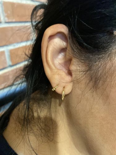 Customer photo review of BALLS HOOPS GOLD