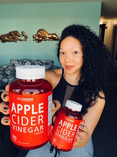 Customer photo review of 2 Pack Organic Apple Cider Vinegar Gummies