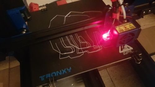 Customer photo review of TRONXY XY-2 Pro I3 Structure 3d printer 255mm*255mm*260mm