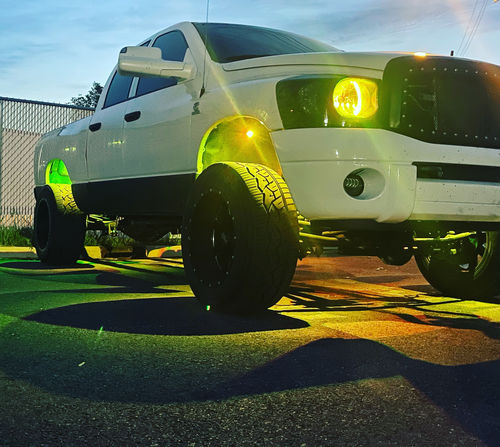 Customer photo review of RGB+W LED Headlights (Pair)