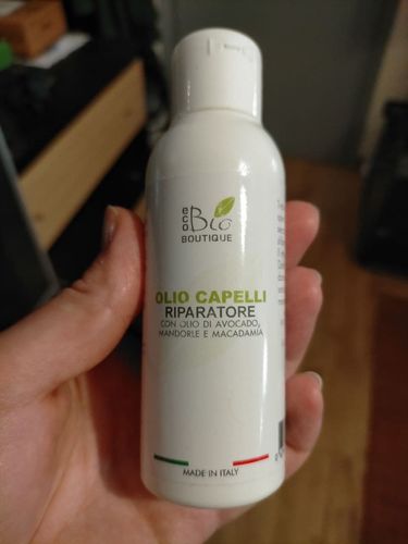 Customer photo review of Olio Riparatore Capelli