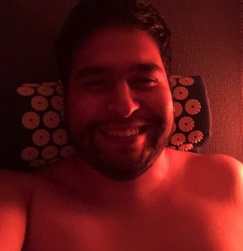 Customer photo review of BeyondVitality® Acupressure Mat & Pillow Set