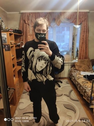 Customer photo review of Harajuku Style Anime Girl Knit Sweater