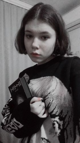 Customer photo review of Harajuku Style Anime Girl Knit Sweater