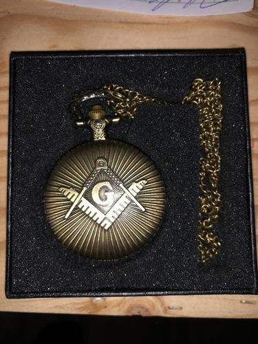 Customer photo review of Montre à Gousset Franc-Maçonnerie