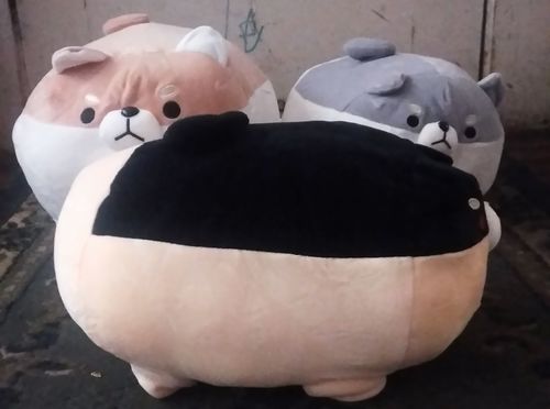 Customer photo review of Chonky Angery Boi The Angry Shiba Pillow