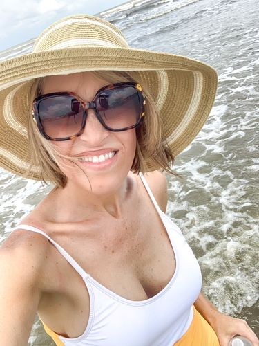 Customer photo review of The Sailor | White & Yellow Colorblock | Final Sale