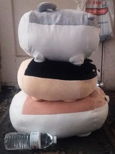 Customer photo review of Chonky Angery Boi The Angry Shiba Pillow