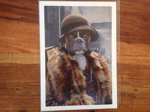 Customer photo review of Peaky Blinders (Female) - Custom Vintage Pet Portrait