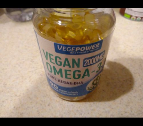 Customer photo review of Vegan Algae Omega-3 Pure DHA Supplements for Adults 90 Softgels