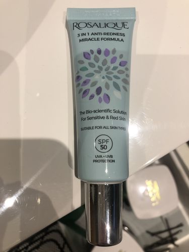 Customer photo review of Rosalique 3 in 1 Anti-Redness Miracle Formula SPF50