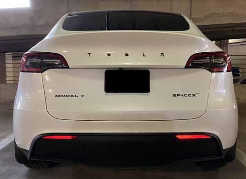 Customer photo review of Tesla Model Y Emblem (Badges) - V2