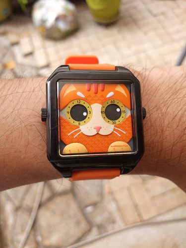 Customer photo review of HappieWatch - Ginger Cat