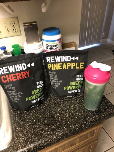 Customer photo review of Rewind Greens 30-Day Supply