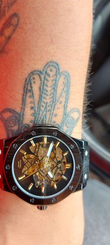 Reseña con foto de un cliente sobre CYBERDAY! - Reloj KAPRIEL Alpha Steel Automatic 21 Jewels Tourbillon
