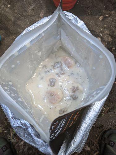 Customer photo review of Biscuits & Sausage Gravy