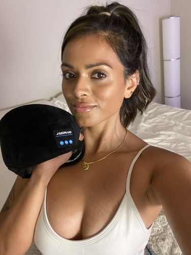 Customer photo review of SleepBand™️ Pro - Sleep Mask With Headphones