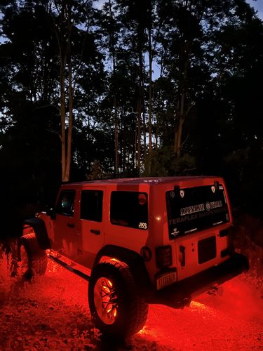 Customer photo review of Premium RGB+W Wheel Lights